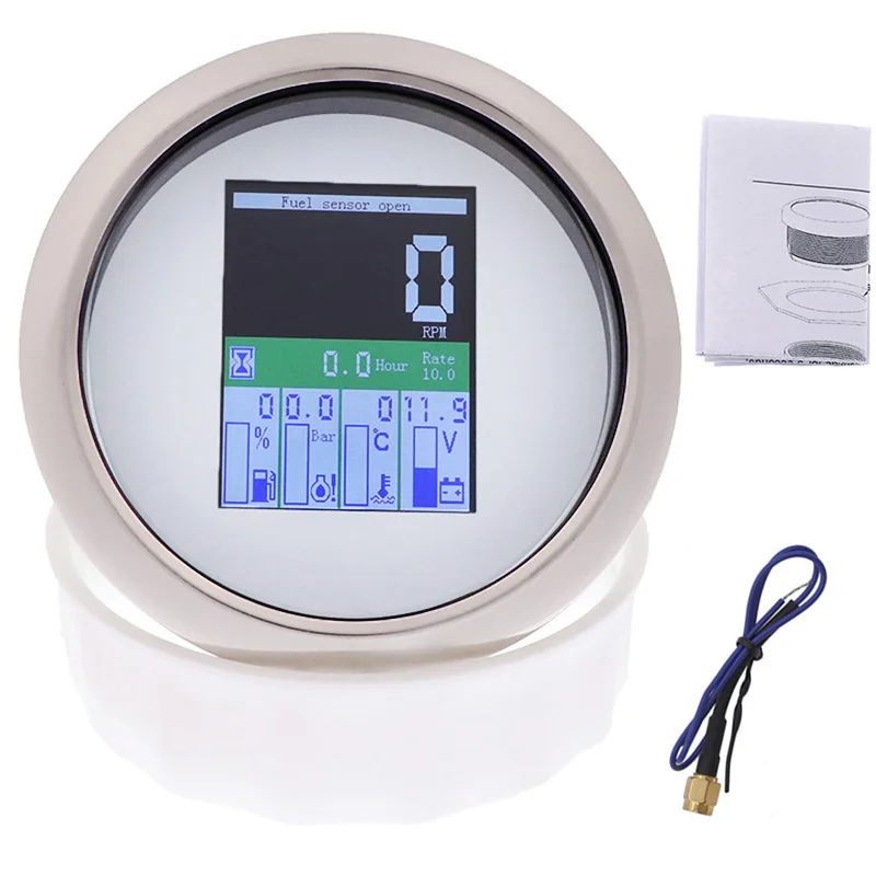 12 В/24 В цифровой многофункциональный Тахометр универсальный 85 мм TFT 5 в 1 датчик с сигнализацией для автомобиля лодки мотоцикла грузовика мор...
12 В/24 В цифровой многофункциональный Тахометр универсальный 85 мм TFT 5 в 1 датчик с сигнализацией для автомобиля лодки мотоцикла грузовика мор...