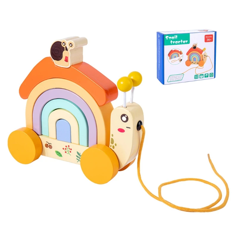 Colorful Snail Shape Pull Car Construction Activity Set Educational Preschool Toys Color Recognition Blocks for Children
Colorful Snail Shape Pull Car Construction Activity Set Educational Preschool Toys Color Recognition Blocks for Children
