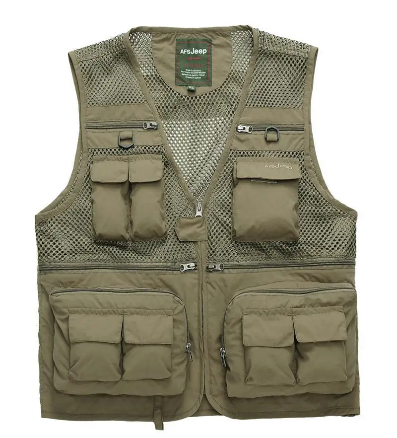 Vest Quick-Dry Mesh Multi Pocket Photography Advertising Fishing Vest Plus-sized Vest
Vest Quick-Dry Mesh Multi Pocket Photography Advertising Fishing Vest Plus-sized Vest