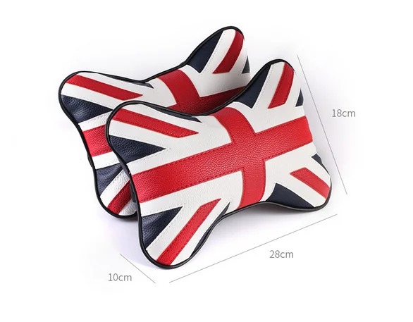 2x MIN Auto Neck Pillow Leather Head Support Protector Union Jack Flag Backrest Cervical Spine Cushion Car Pillow Accessories
2x MIN Auto Neck Pillow Leather Head Support Protector Union Jack Flag Backrest Cervical Spine Cushion Car Pillow Accessories