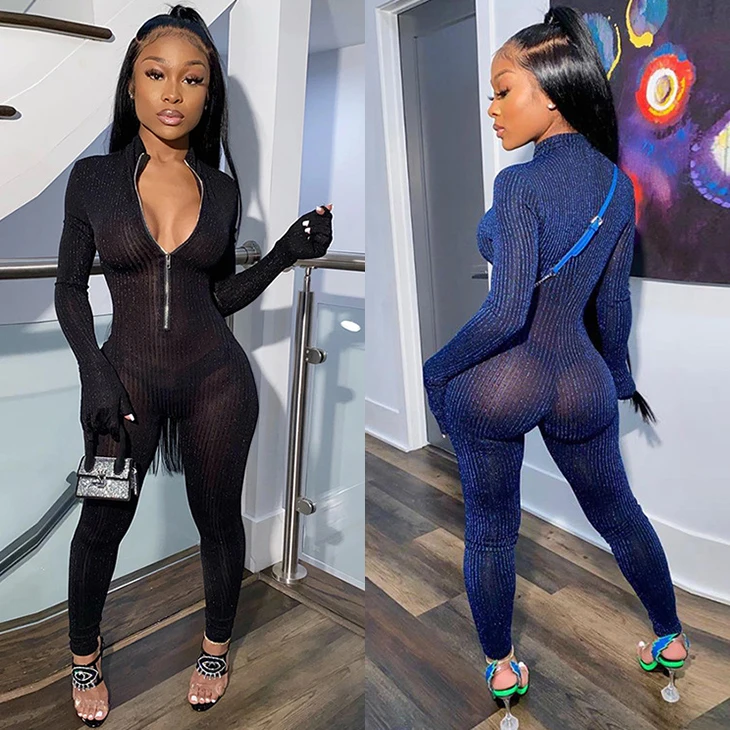 2020 See Through Rompers Womens Jumpsuit Club Dresses Bodycon Jumpsuit Sexy Dresses for Night Club
2020 See Through Rompers Womens Jumpsuit Club Dresses Bodycon Jumpsuit Sexy Dresses for Night Club