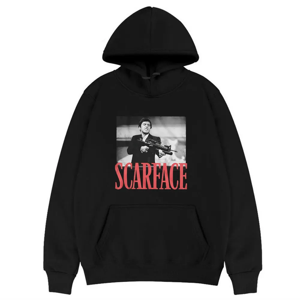 Scarface Tony Montana Big Guns Little Friend Men's Loose Sweatshirt Pacino Gangster Movie Hoodies Unisex Oversized Casual Hoodie
Scarface Tony Montana Big Guns Little Friend Men's Loose Sweatshirt Pacino Gangster Movie Hoodies Unisex Oversized Casual Hoodie