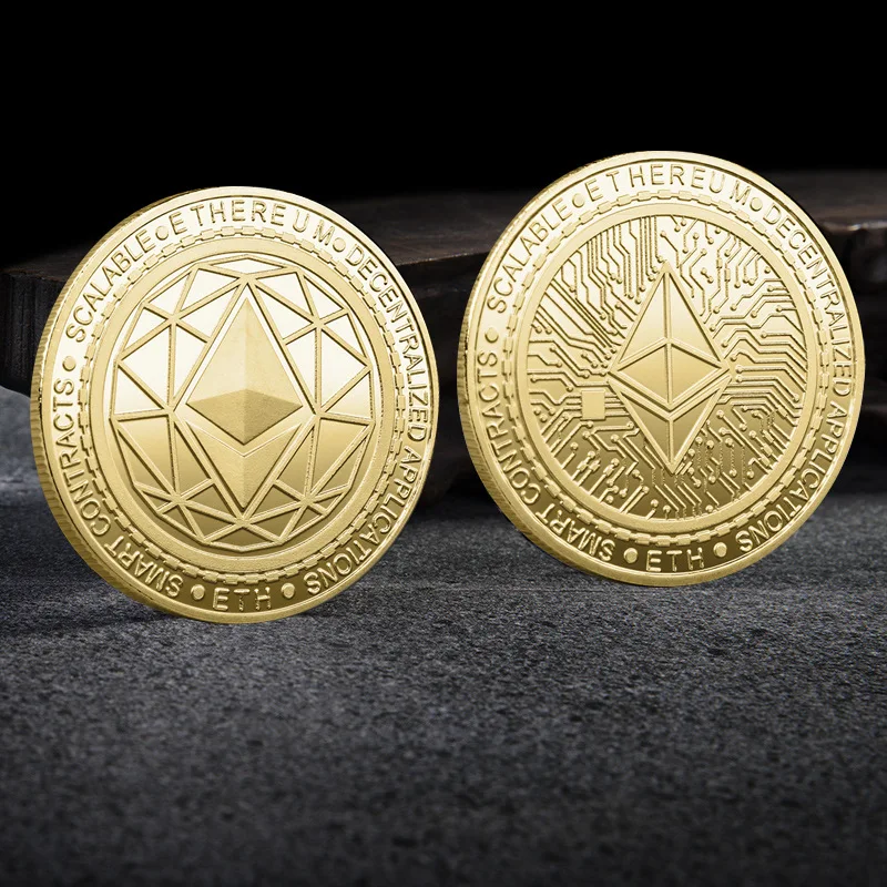 Digital Virtual Coin Embossed Commemorative Medal ETH Ether Virtual Coin Commemorative Coin Collectibles Home Decoration
Digital Virtual Coin Embossed Commemorative Medal ETH Ether Virtual Coin Commemorative Coin Collectibles Home Decoration