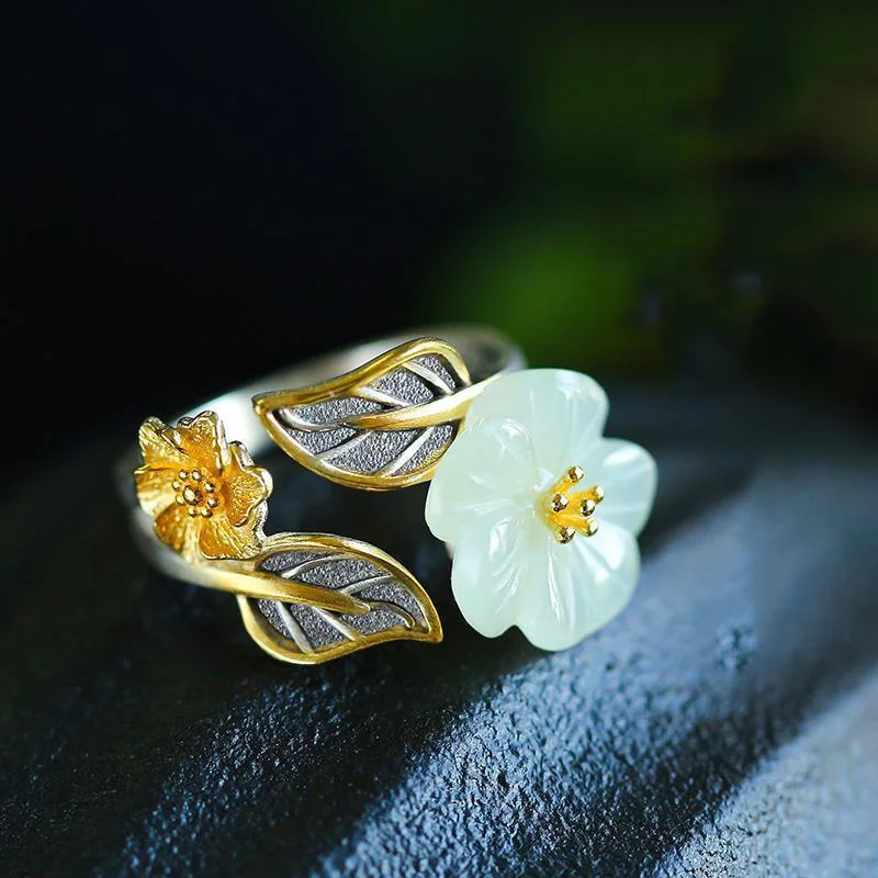 Chinese style fashion plum blossom women's rings Grace temperament Vintage personality adjustable women's rings wholesale
Chinese style fashion plum blossom women's rings Grace temperament Vintage personality adjustable women's rings wholesale