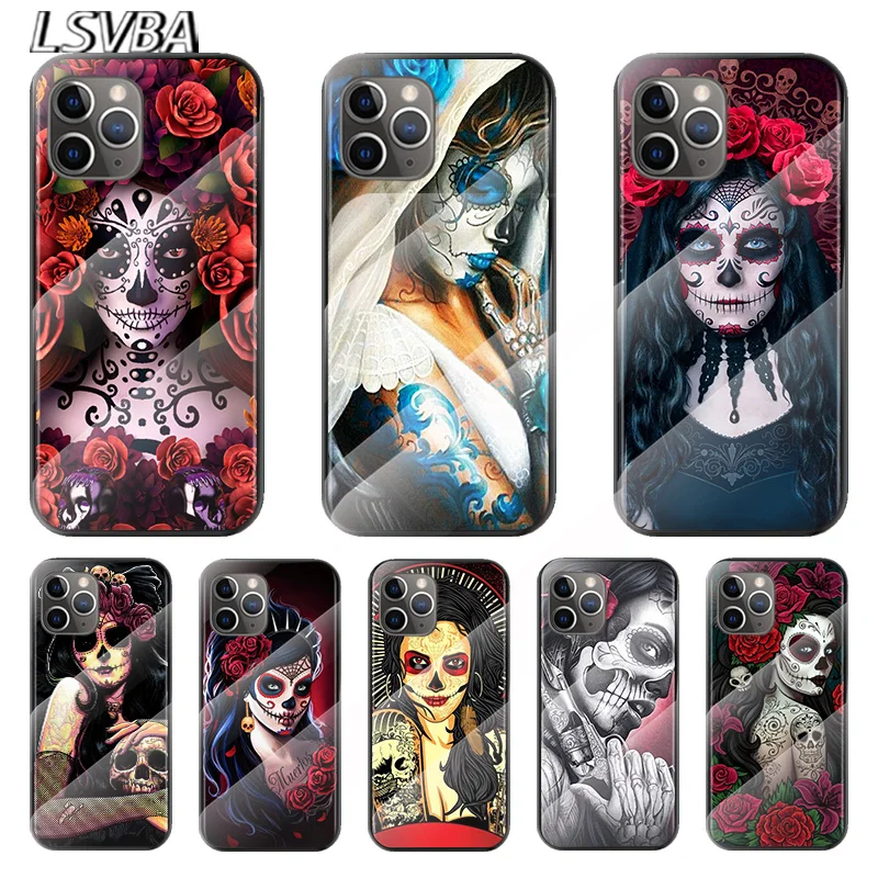 Catrinas and skull For Apple iPhone 12 11 8 7 6 6S XS XR SE X 2020 Pro Max Mini Plus Tempered Glass Cover Phone Case
Catrinas and skull For Apple iPhone 12 11 8 7 6 6S XS XR SE X 2020 Pro Max Mini Plus Tempered Glass Cover Phone Case