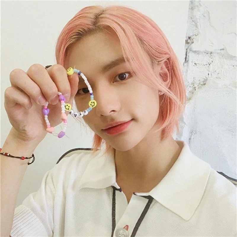 KPOP Stray Kids Album Bracelet FELIX Jewelry Peripheral Smiley Beaded Elastic Bracelets Hyun Jin IN
KPOP Stray Kids Album Bracelet FELIX Jewelry Peripheral Smiley Beaded Elastic Bracelets Hyun Jin IN