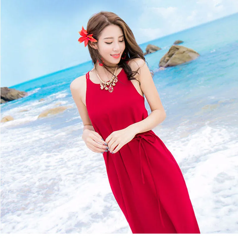 2020 new seaside vacation beach skirt female bohemian long skirt beach suspender skirt summer skirt red casual dress
2020 new seaside vacation beach skirt female bohemian long skirt beach suspender skirt summer skirt red casual dress