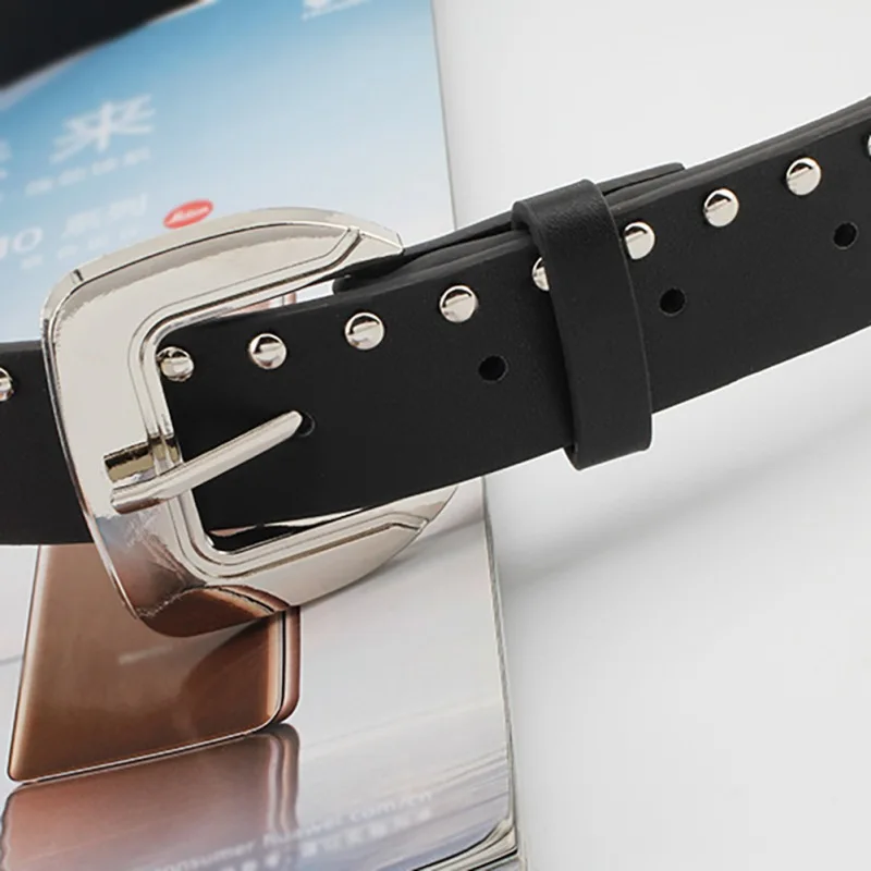 Women Leather Belt Round Metal Pin Buckle Circle Belts Hot Brand Fashion Punk O Ring for Women Belt 2020
Women Leather Belt Round Metal Pin Buckle Circle Belts Hot Brand Fashion Punk O Ring for Women Belt 2020