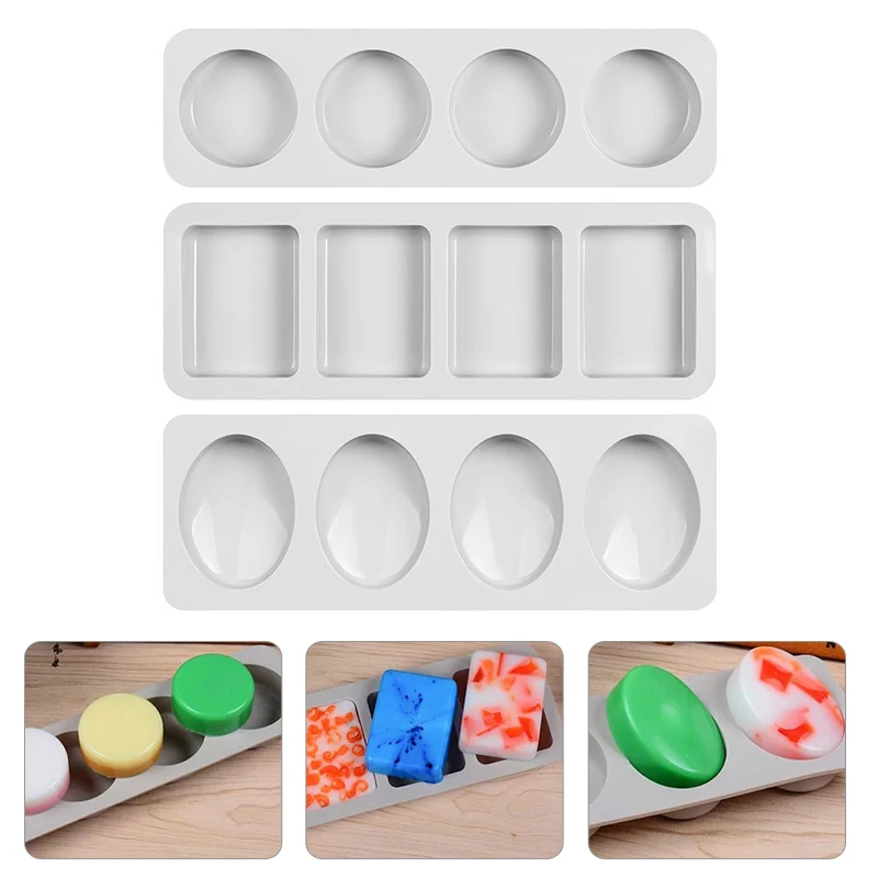 1PC 4 Cavity Round Oval Soap Making Silicone Mold DIY Handmade Soap Candle Molds Cupcake Baking Making Supplies
1PC 4 Cavity Round Oval Soap Making Silicone Mold DIY Handmade Soap Candle Molds Cupcake Baking Making Supplies