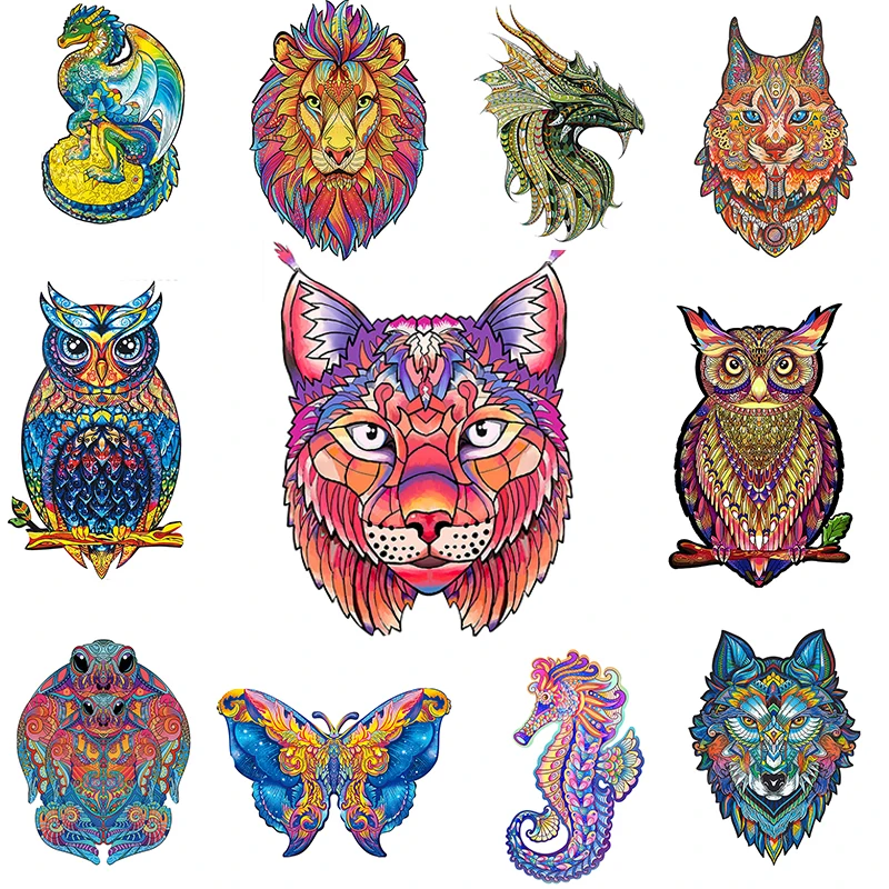 2021 New Animal Shaped Wooden Puzzle Children Wood DIY Crafts Christmas Gift Jigsaw For Adults
2021 New Animal Shaped Wooden Puzzle Children Wood DIY Crafts Christmas Gift Jigsaw For Adults