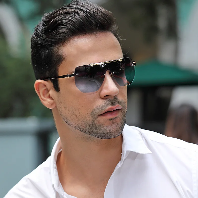 2021 new sunglasses men's fashion conjoined lens big frame sunglasses men's fashion personality sunglasses
2021 new sunglasses men's fashion conjoined lens big frame sunglasses men's fashion personality sunglasses