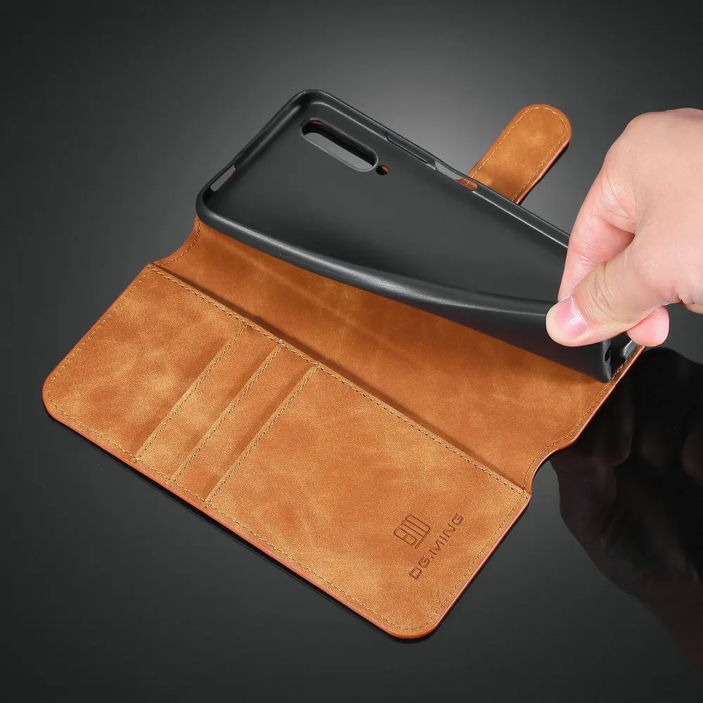 Чехол с откидной крышкой для Huawei Y9s кожаный чехол-бумажник в стиле ретро Y9 s