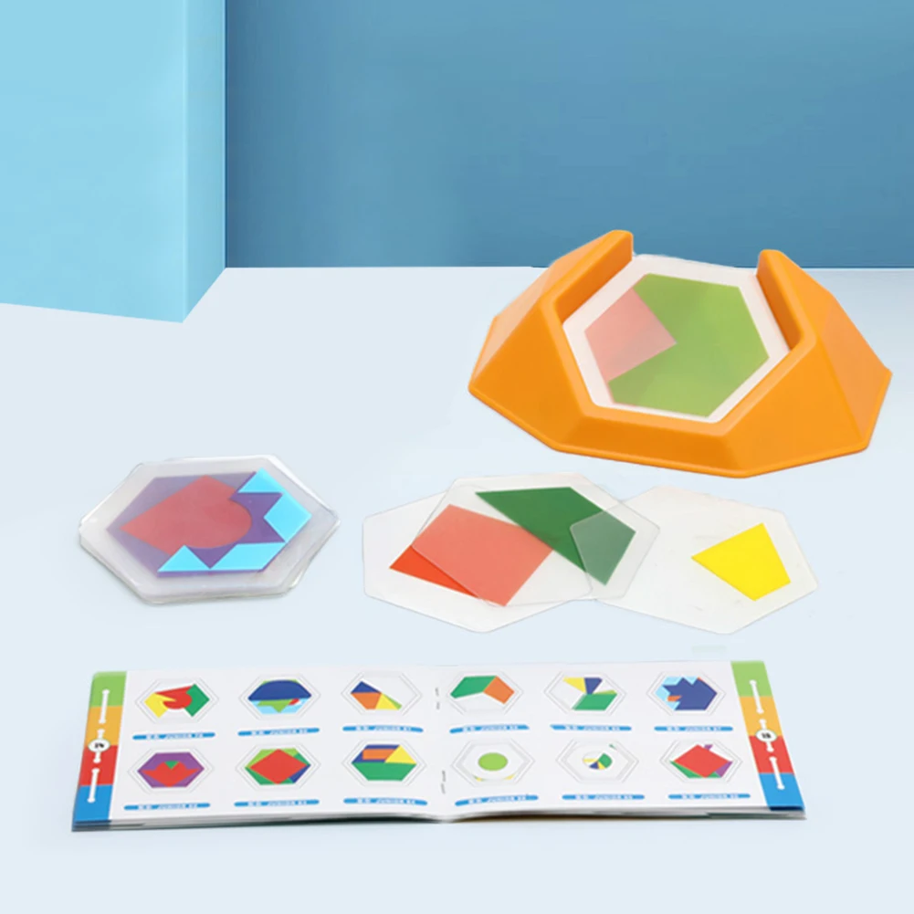 3D Plastic Tangram Jigsaw Board Puzzle Color Fun Puzzle Games Brain Teasers Logic Spatial Reasoning Skills Toy
3D Plastic Tangram Jigsaw Board Puzzle Color Fun Puzzle Games Brain Teasers Logic Spatial Reasoning Skills Toy