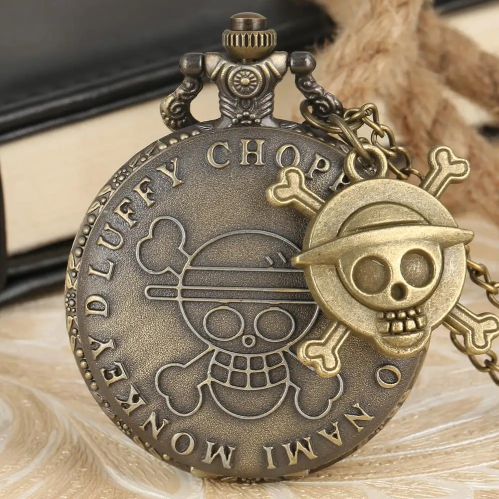 Men's Japan Cartoon Anime One Piece Quartz Pocket Watch New Fashion Antique Necklace Chain FOB Steampunk Pendant for Men Women
Men's Japan Cartoon Anime One Piece Quartz Pocket Watch New Fashion Antique Necklace Chain FOB Steampunk Pendant for Men Women
