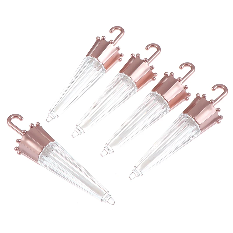 5Pcs 5.5ML Umbrella Lip Gloss Tube DIY Containers Bottle Empty Cosmetic Tubes 
5Pcs 5.5ML Umbrella Lip Gloss Tube DIY Containers Bottle Empty Cosmetic Tubes