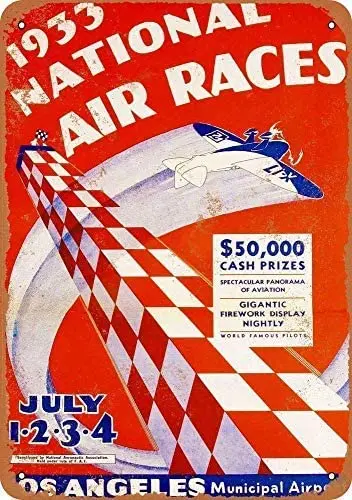 Decoration Poster Sign,8" x 12",ES National Air Races Retro Iron Painting Bar Cafe Store Home Yard Metal Sign Wall Decor 
Decoration Poster Sign,8" x 12",ES National Air Races Retro Iron Painting Bar Cafe Store Home Yard Metal Sign Wall Decor