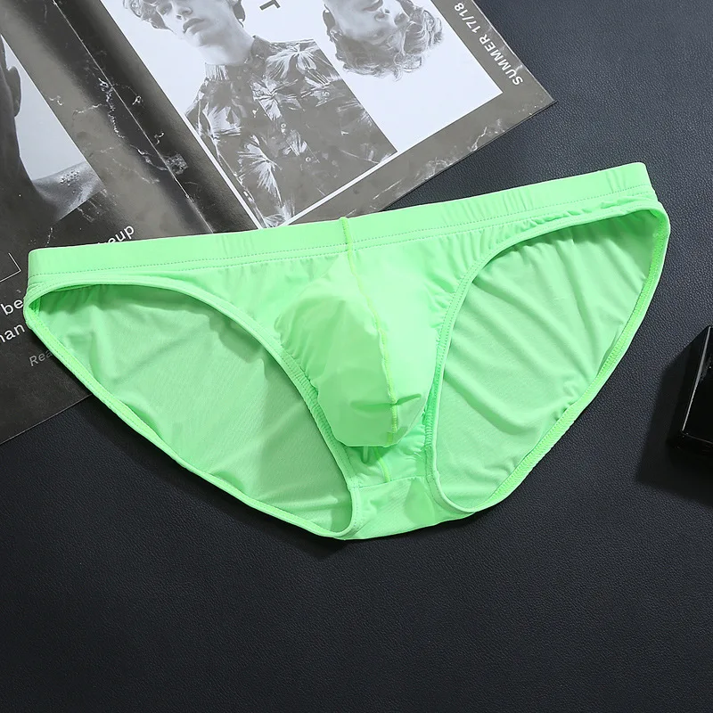 Man Undrewear Ice Silk Briefs Sexy Men Underpants 11 Colors Quick-drying Briefs U-convex Seamless Underwear Men's Panties
Man Undrewear Ice Silk Briefs Sexy Men Underpants 11 Colors Quick-drying Briefs U-convex Seamless Underwear Men's Panties