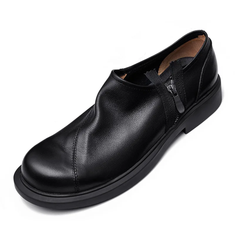 Soft Soles Loafer Shoes Soft Autumn Spring British Retro Cowhide Men Designer Shoes Comfortable Breathable Casual Leather Shoes
Soft Soles Loafer Shoes Soft Autumn Spring British Retro Cowhide Men Designer Shoes Comfortable Breathable Casual Leather Shoes