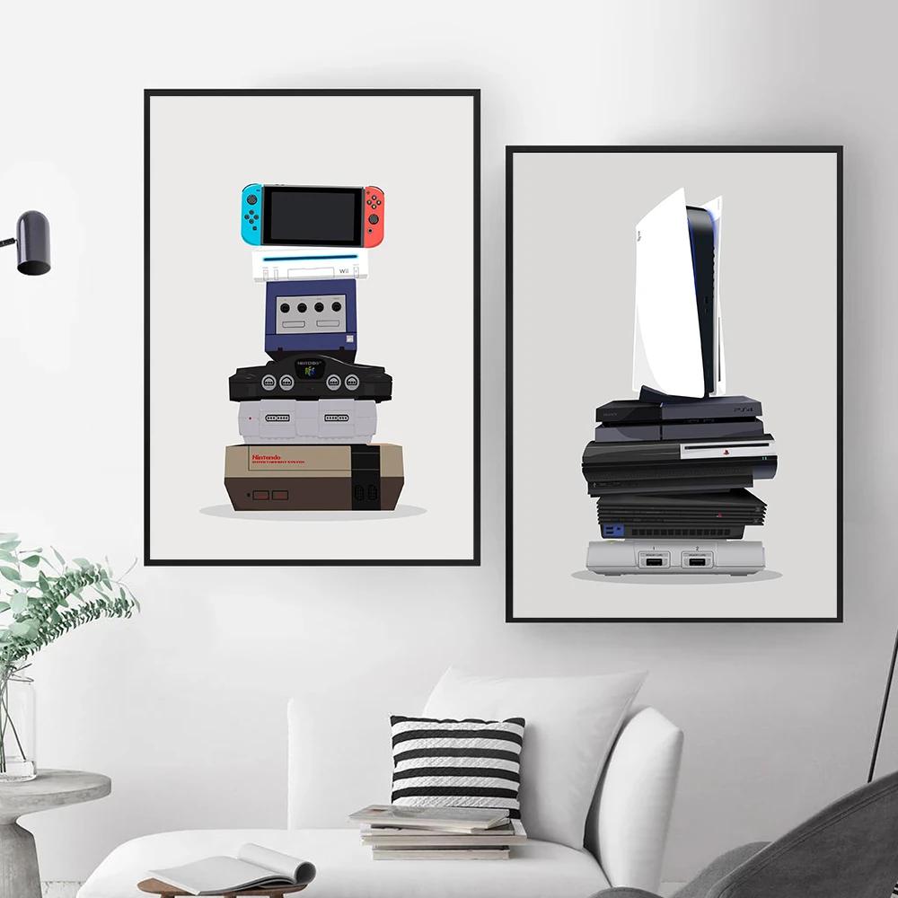 Retro Player Gift Video Game Canvas Painting Retro Poster Gamepad Controller Wall Art Picture Boy Children Room Decoration
Retro Player Gift Video Game Canvas Painting Retro Poster Gamepad Controller Wall Art Picture Boy Children Room Decoration