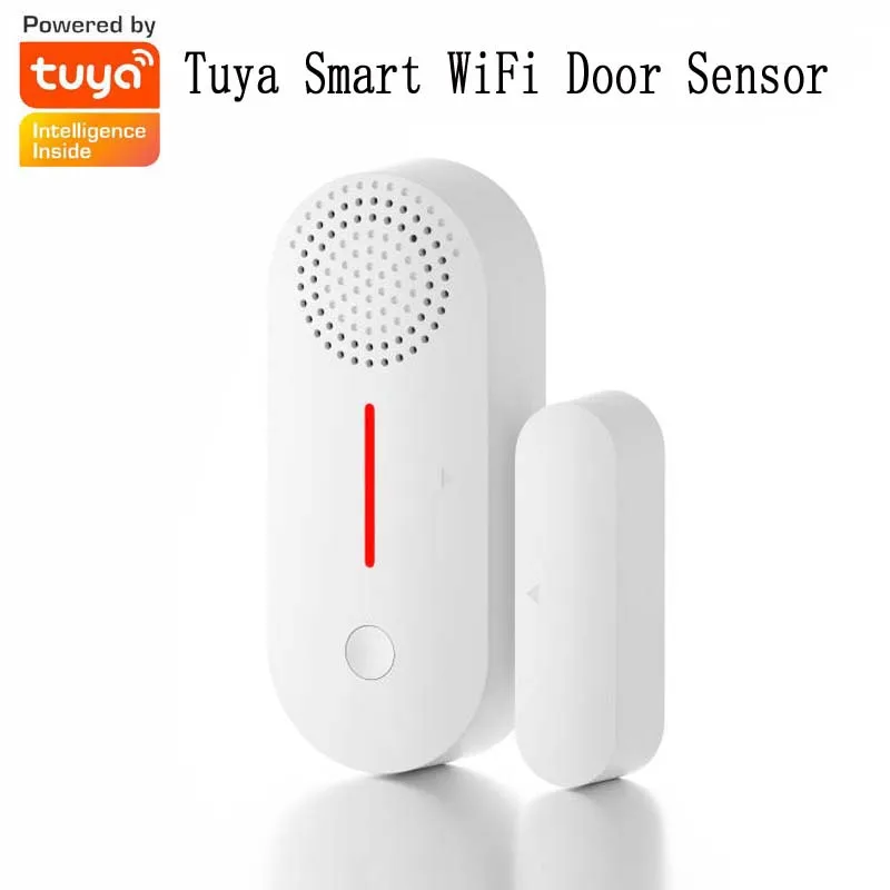 Tuya Smart WiFi Door Sensor Door Open / Closed Detectors Sound Alarm Timed Arming and Disarming App Notification Alert Security
Tuya Smart WiFi Door Sensor Door Open / Closed Detectors Sound Alarm Timed Arming and Disarming App Notification Alert Security