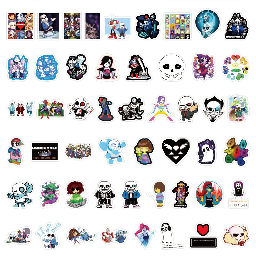 10/30/50PCS Game Undertale Stickers Laptop Guitar Luggage Skateboard DIY Cool Waterproof Graffiti Sticker Decal Kid Classic Toys
10/30/50PCS Game Undertale Stickers Laptop Guitar Luggage Skateboard DIY Cool Waterproof Graffiti Sticker Decal Kid Classic Toys