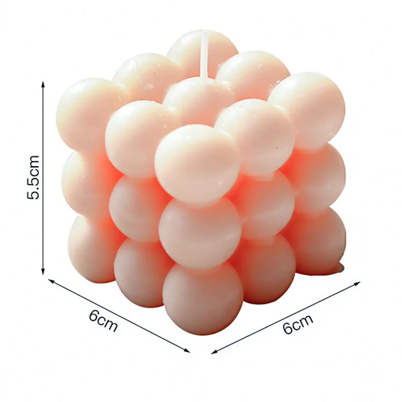 Креативная трехмерная кубическая свеча Рубика подсвечник Ароматизированная