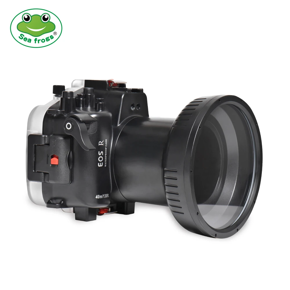Чехол Seafrogs для камеры дайвинга Canon EOS R 40 м водонепроницаемый чехол с объективом 16