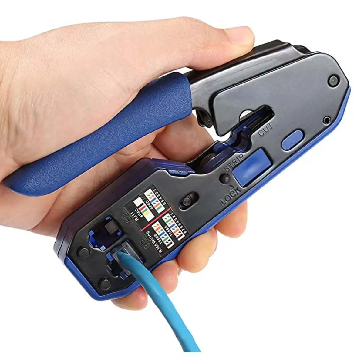 RJ45 Crimping Tool Network Crimping Tool Wire Stripper Wire Stripper for Cat6 Cat5E Cat5 Rj11 Rj12 Connector Wire Tool NEW
RJ45 Crimping Tool Network Crimping Tool Wire Stripper Wire Stripper for Cat6 Cat5E Cat5 Rj11 Rj12 Connector Wire Tool NEW