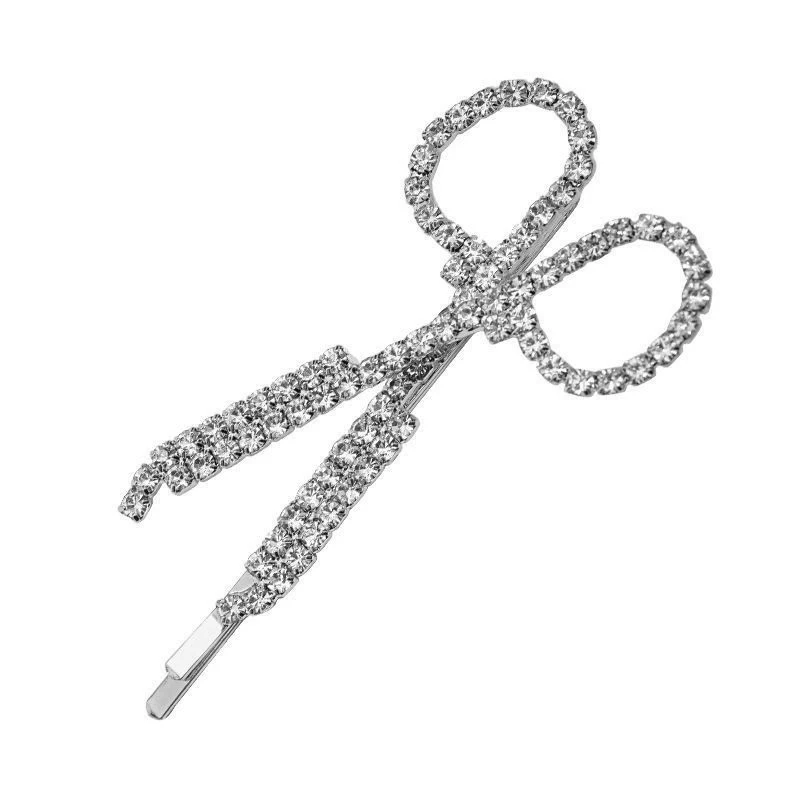 Stylish Rhinestone Scissors-shaped Hairpin Diamond Hair Accessories for Girls Women d88
Stylish Rhinestone Scissors-shaped Hairpin Diamond Hair Accessories for Girls Women d88