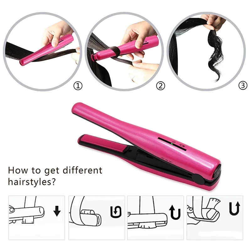 Portable USB Recharging Professional Mini Hair Straightener Cordless Hair Flat Iron Hairs Tool
Portable USB Recharging Professional Mini Hair Straightener Cordless Hair Flat Iron Hairs Tool