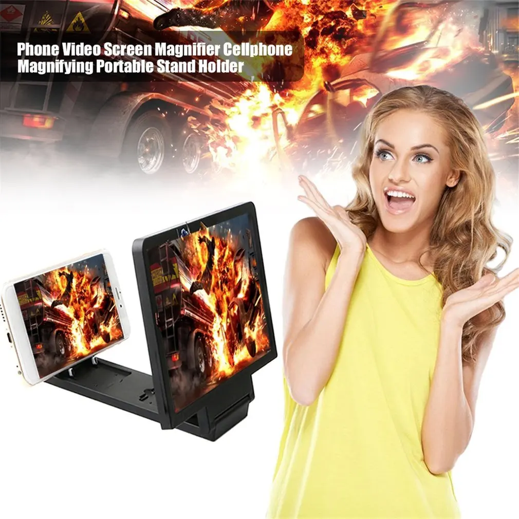 3D Screen Amplifier Mobile Phone Magnifying Glass HD Stand for Video Foldable Cell Phone Stand Holder Eyes Protector
3D Screen Amplifier Mobile Phone Magnifying Glass HD Stand for Video Foldable Cell Phone Stand Holder Eyes Protector