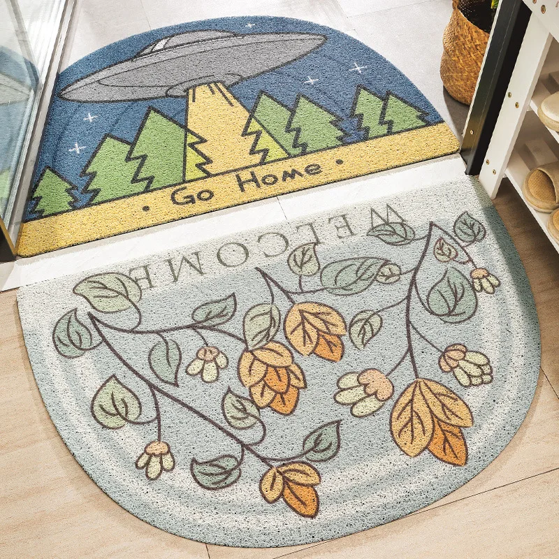 Semicircular Home Entrance Carpet Door Mat PVC Floor Mat Door Dust Removal Non-slip Foot Rug Entrance Foot Pad Tapis Home Decor
Semicircular Home Entrance Carpet Door Mat PVC Floor Mat Door Dust Removal Non-slip Foot Rug Entrance Foot Pad Tapis Home Decor