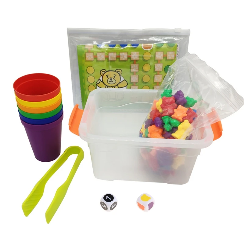 Perfect Counting Bears With Stacking Cups Set - Montessori Rainbow Matching Game, Educational Color Sorting Toys For Toddlers B 
Perfect Counting Bears With Stacking Cups Set - Montessori Rainbow Matching Game, Educational Color Sorting Toys For Toddlers B