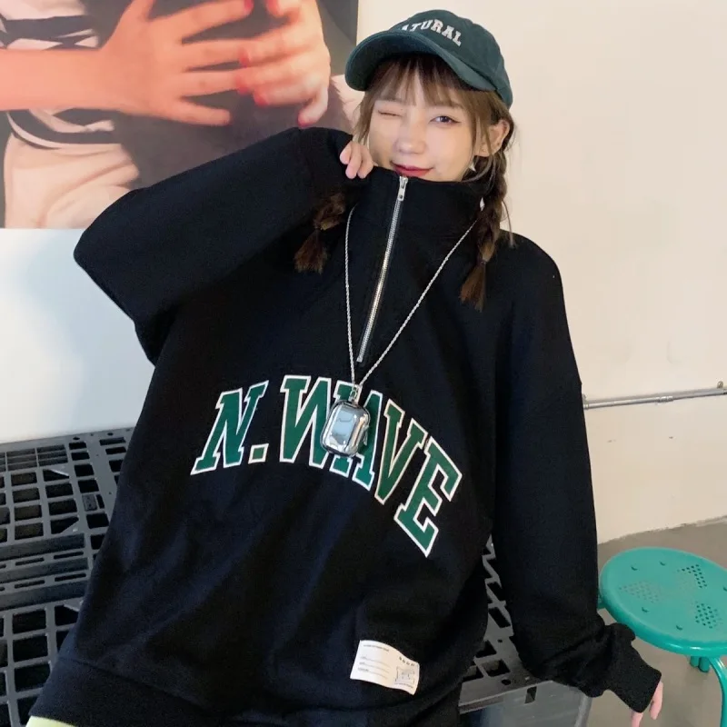 Spring And Autumn Thin Section Korean Version 2021 New Half High Collar Sweater Women Loose All-Match Blouse Ins Trend Sweater
Spring And Autumn Thin Section Korean Version 2021 New Half High Collar Sweater Women Loose All-Match Blouse Ins Trend Sweater