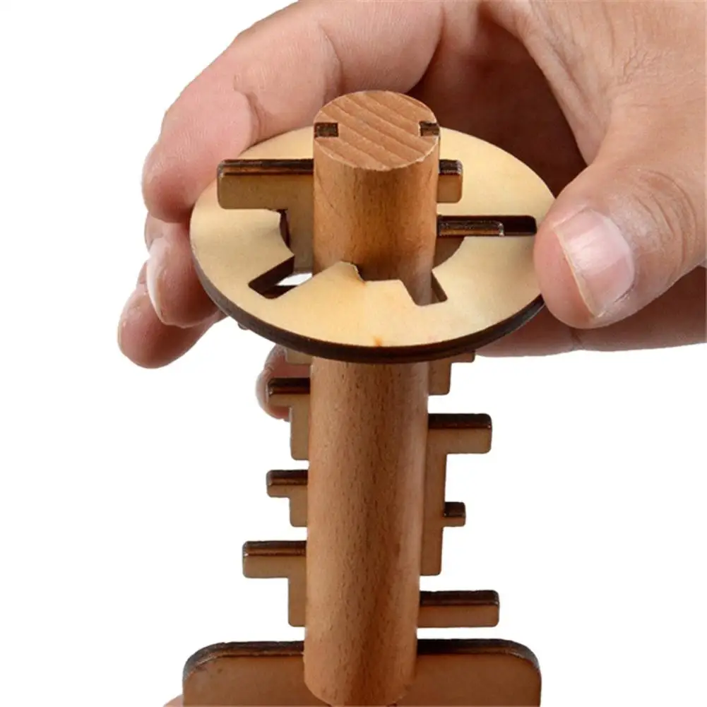 Wooden Toy Puzzle Key Funny Luban Classical Lock Toys For Children Educational Stress Release Kids Jigsaw
Wooden Toy Puzzle Key Funny Luban Classical Lock Toys For Children Educational Stress Release Kids Jigsaw