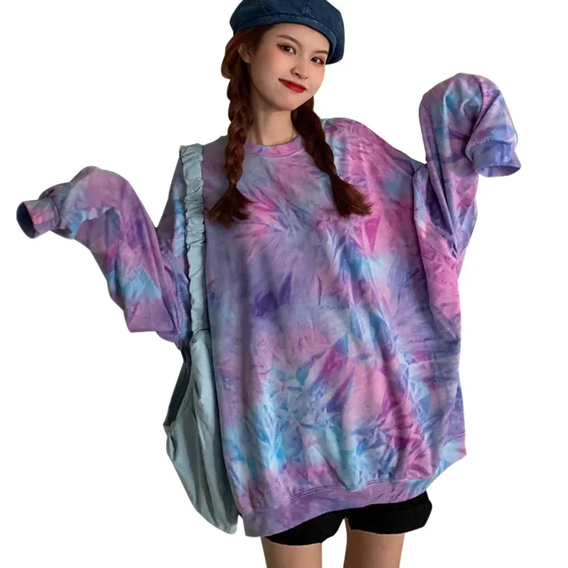 Повседневные футболки, женская футболка с градиентом в Корейском стиле, свободная повседневная футболка с круглым вырезом и длинным рукавом, женские футболки
Повседневные футболки, женская футболка с градиентом в Корейском стиле, свободная повседневная футболка с круглым вырезом и длинным рукавом, женские футболки