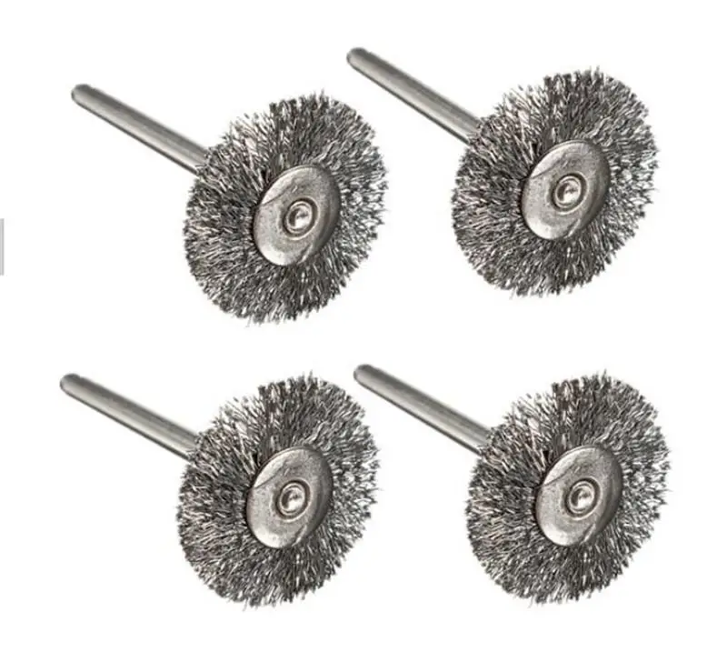 T-Shape 10pcs Mini Steel Wire Wheel Brushes 3mm Shank Clean for Dremel Rotary Tools Cleaning Practical Abrasive
T-Shape 10pcs Mini Steel Wire Wheel Brushes 3mm Shank Clean for Dremel Rotary Tools Cleaning Practical Abrasive
