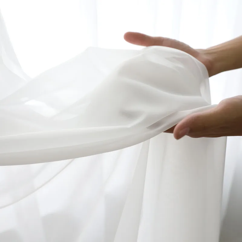 White Curtains Solid White Tulle Modern Curtains for Living Room Transparent Tulle Curtains Window Sheer for the Bedroom 184&C
White Curtains Solid White Tulle Modern Curtains for Living Room Transparent Tulle Curtains Window Sheer for the Bedroom 184&C