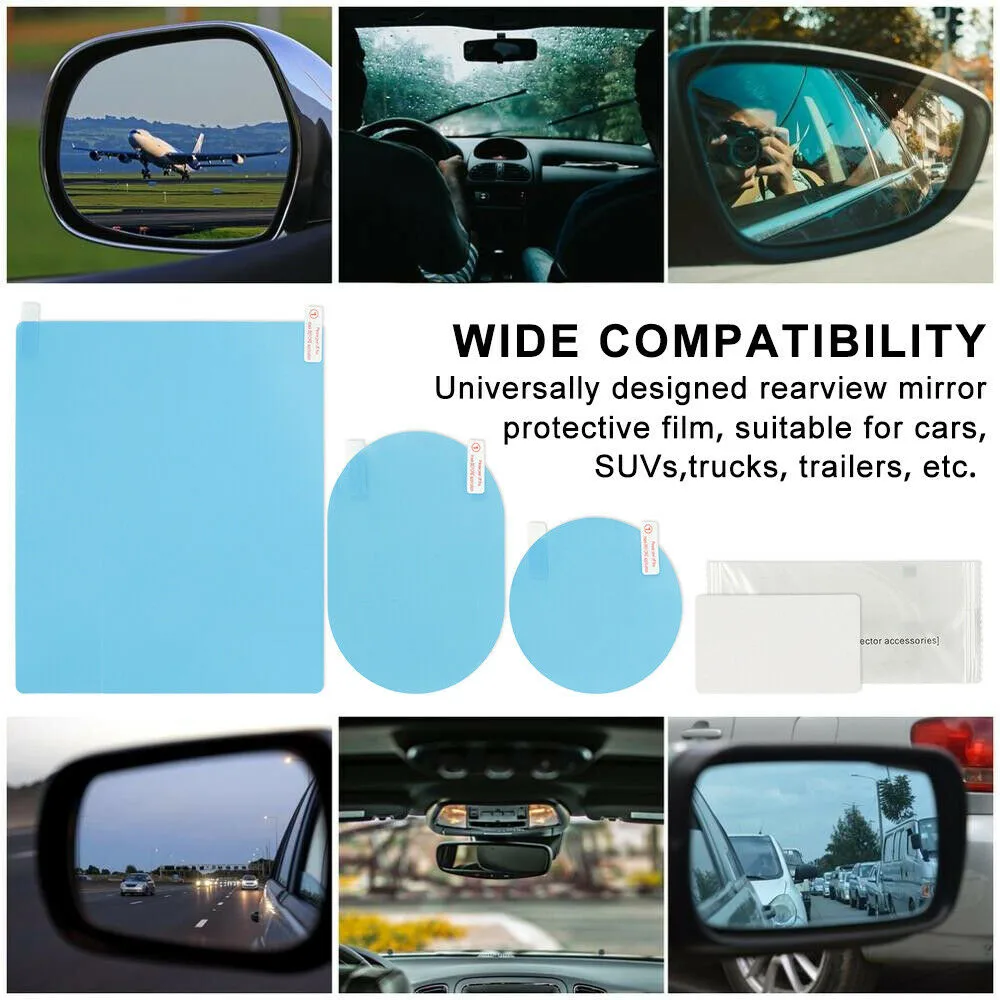 Rearview Film Sticker Anti-fog 6x Window Accessories Blue Mirror Multi-Functional Protective
Rearview Film Sticker Anti-fog 6x Window Accessories Blue Mirror Multi-Functional Protective