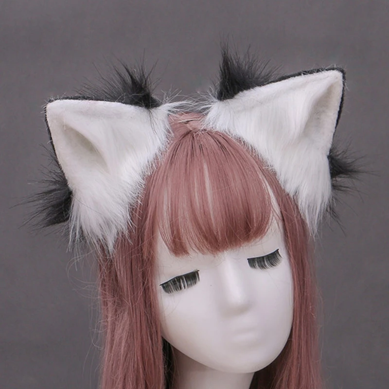 Contrast Color Faux Fur Wolf Ears Headband Simulation Fluffy Plush Animal Hair Hoop Anime Cosplay Costume Headpiece M16 21
Contrast Color Faux Fur Wolf Ears Headband Simulation Fluffy Plush Animal Hair Hoop Anime Cosplay Costume Headpiece M16 21