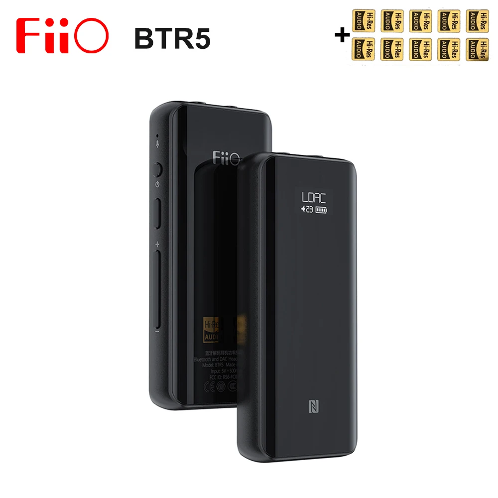 Fiio BTR5 ES9218P USB DAC Bluetooth 5 0 усилитель для наушников приемника 3 5/2 мм Выход AAC SBC aptX LDAC