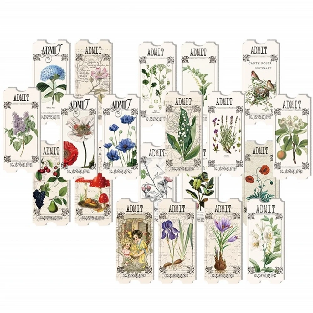 44Pcs/Pack Vintage Flowers Plants Label Tag Ticket Sticker DIY Craft Scrapbooking Album Junk Journal Planner Decorative Stickers
44Pcs/Pack Vintage Flowers Plants Label Tag Ticket Sticker DIY Craft Scrapbooking Album Junk Journal Planner Decorative Stickers