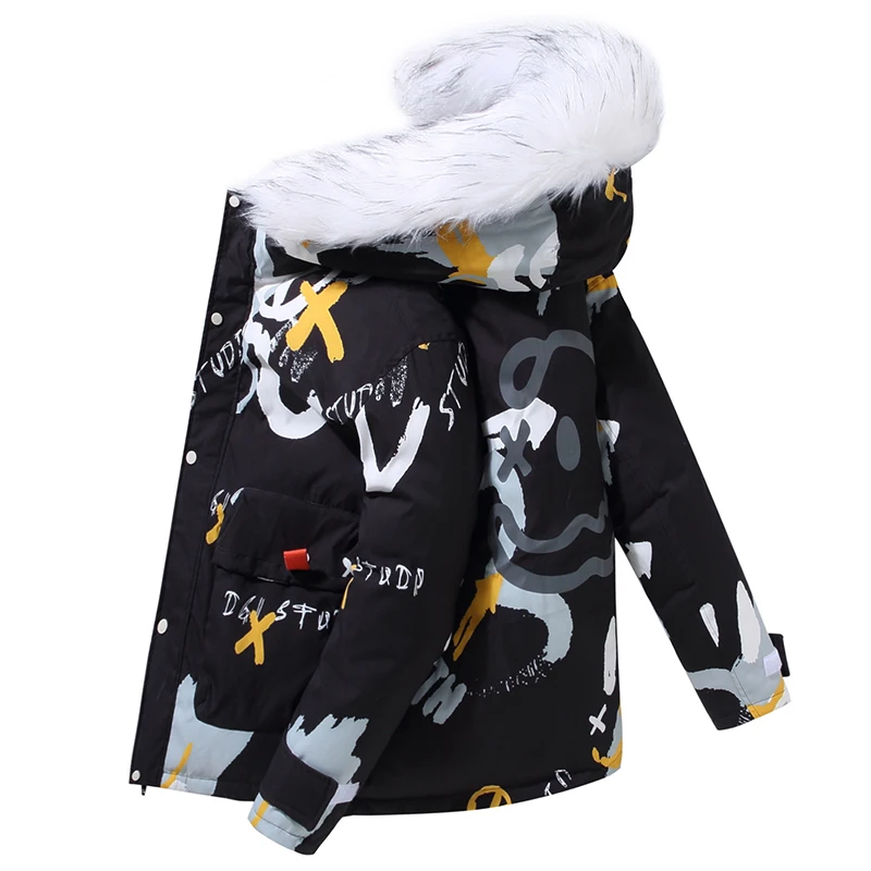 2021 New Winter Fur Collar Hooded White Duck Down Jackets Men's Youth Warm Parkas Autumn Casual Tops Thick Coats Plus Size S-3XL
2021 New Winter Fur Collar Hooded White Duck Down Jackets Men's Youth Warm Parkas Autumn Casual Tops Thick Coats Plus Size S-3XL