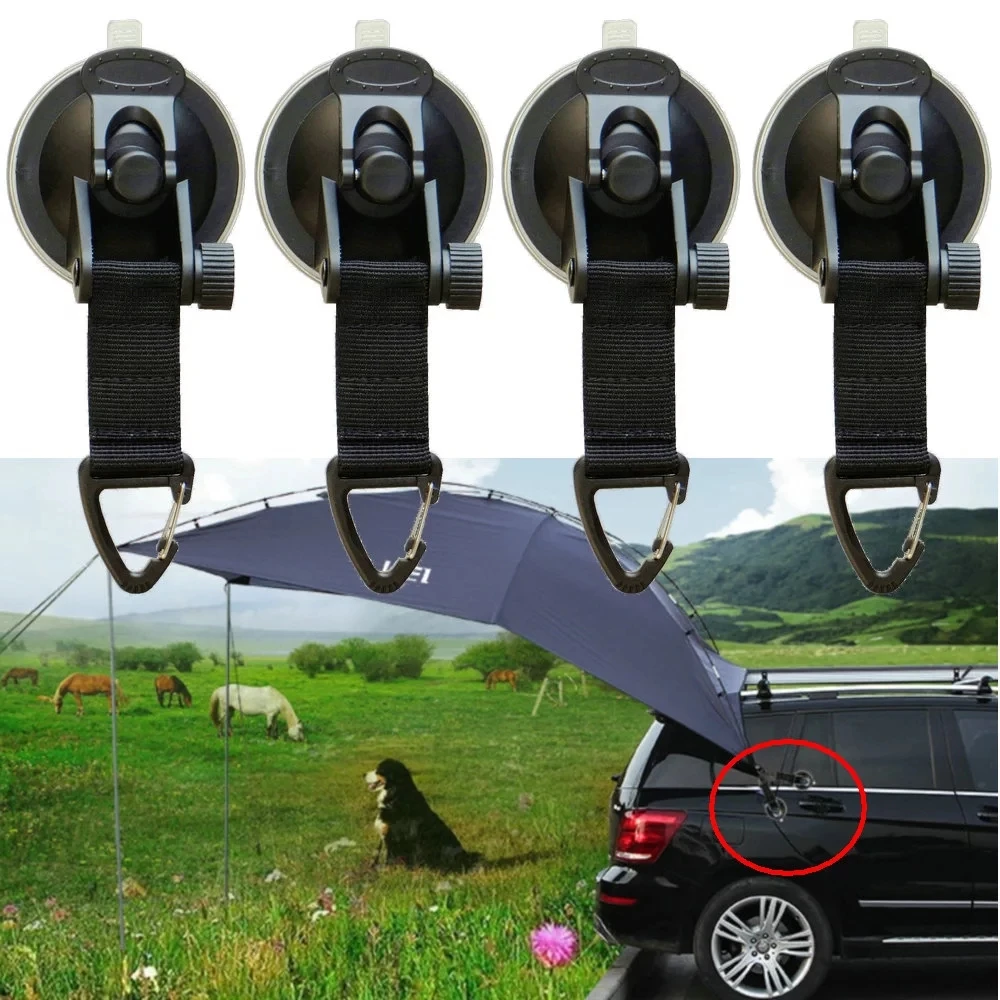 4PCS Car Suction Cup Anchor Securing Hook Tie Down,Camping Tarp As Car Side Awning No Glue Suction Cups Auto Accessories
4PCS Car Suction Cup Anchor Securing Hook Tie Down,Camping Tarp As Car Side Awning No Glue Suction Cups Auto Accessories