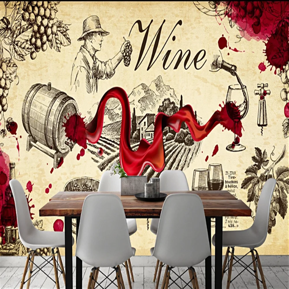 Milofi manufacturers custom hand-painted wine, winery living room bedroom background wallpaper mural
Milofi manufacturers custom hand-painted wine, winery living room bedroom background wallpaper mural