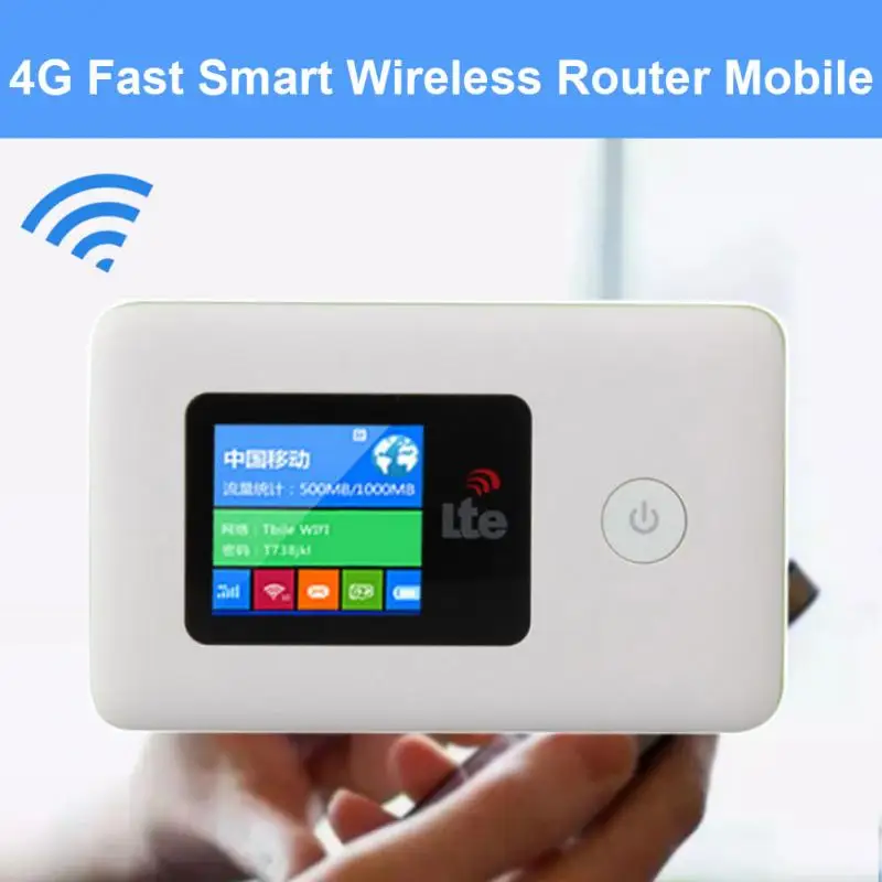 Карманный Wi Fi роутер 4G LTE портативный автомобильный Мобильный точка доступа