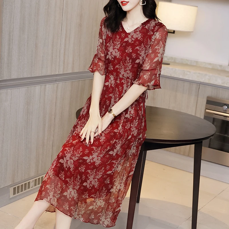 100% Real Silk Dresses for Women Summer2021 Female High Waist Dress Elegant Dress Ladies Boho Dress Slim Midi Dress Ropa Zjt2600
100% Real Silk Dresses for Women Summer2021 Female High Waist Dress Elegant Dress Ladies Boho Dress Slim Midi Dress Ropa Zjt2600