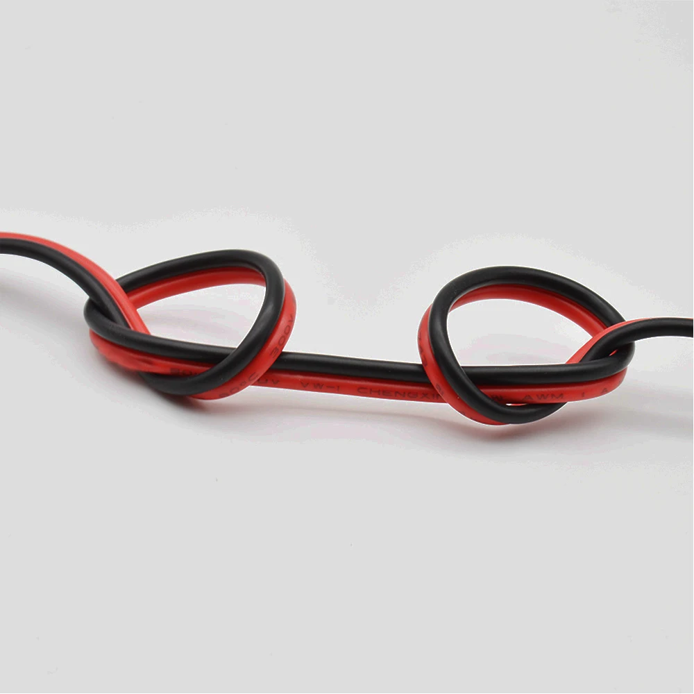 UL2468 2/5 /10M 2 Pin 28 26 24 22 20 18 16 14 AWG Electrical Copper Wire LED Lamp Lighting Red Black PVC Extension | Обустройство