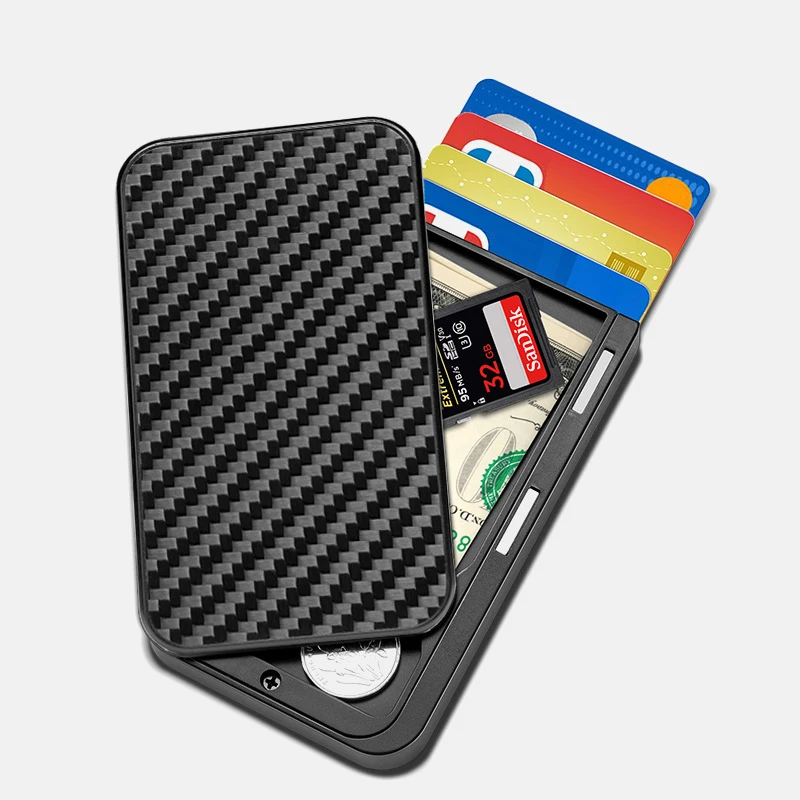 1pc New-Bring Card Holder Men Purse Carbon Fiber Minimalist Rfid Wallet for Credit Cards Bank Business ID Card Holder Case
1pc New-Bring Card Holder Men Purse Carbon Fiber Minimalist Rfid Wallet for Credit Cards Bank Business ID Card Holder Case