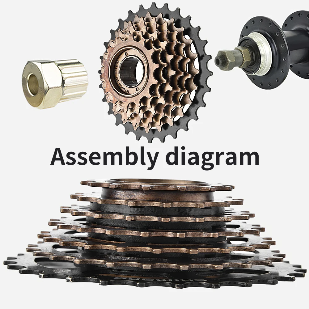 Hot High-Strength Bicycle Freewheel Set Steel Mountain Bike Sprocket Rustproof Wear-Resistant Bicycle Cassette Replacement Gear
Hot High-Strength Bicycle Freewheel Set Steel Mountain Bike Sprocket Rustproof Wear-Resistant Bicycle Cassette Replacement Gear